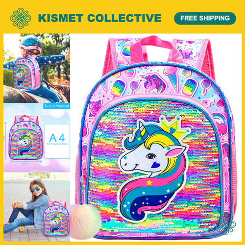 Cute unicorn sequin toddler - sequin,